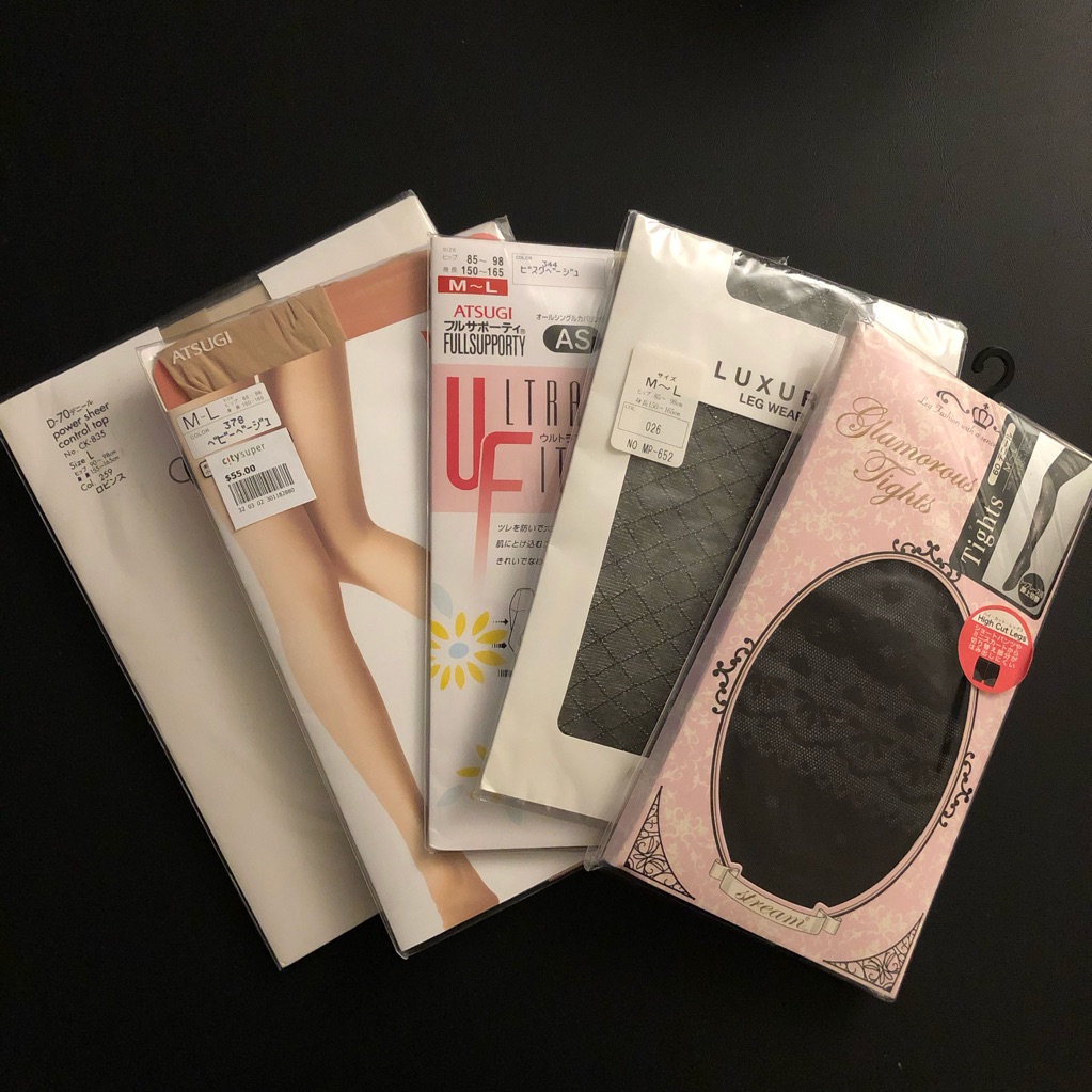 5 Packs Of Brand New Tights From Japan